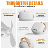 2-in-1 Portable Camping Fan & LED Lantern