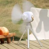 2-in-1 Portable Camping Fan & LED Lantern