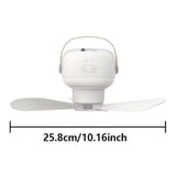 2-in-1 Portable Camping Fan & LED Lantern
