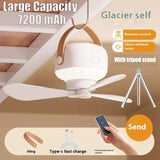 2-in-1 Portable Camping Fan & LED Lantern