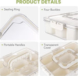 9-Compartment Fridge Storage Box