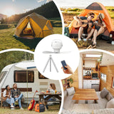 2-in-1 Portable Camping Fan & LED Lantern