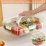 9-Compartment Fridge Storage Box