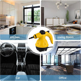 9-in-1 Handheld Steam Cleaner for Home, Car & Furniture – High-Temperature, Chemical-Free Steamer for Stubborn Dirt on Curtains,